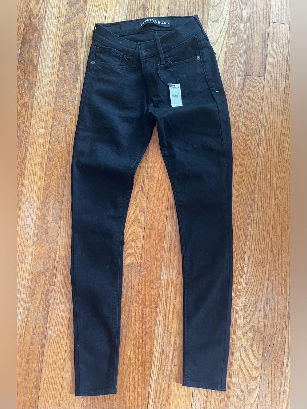 Express Black Skinny Jeans - Women's Stretch Denim